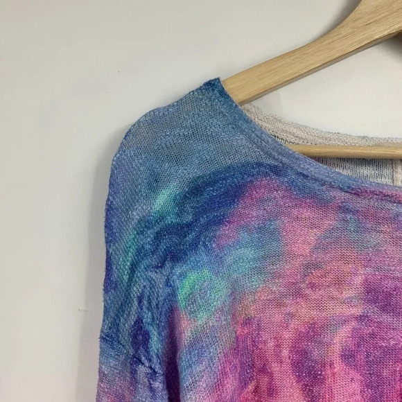 Soft Surroundings Women's‎ Lenore Multicolor Knit Pullover Sweater Size S - Picture 3 of 13